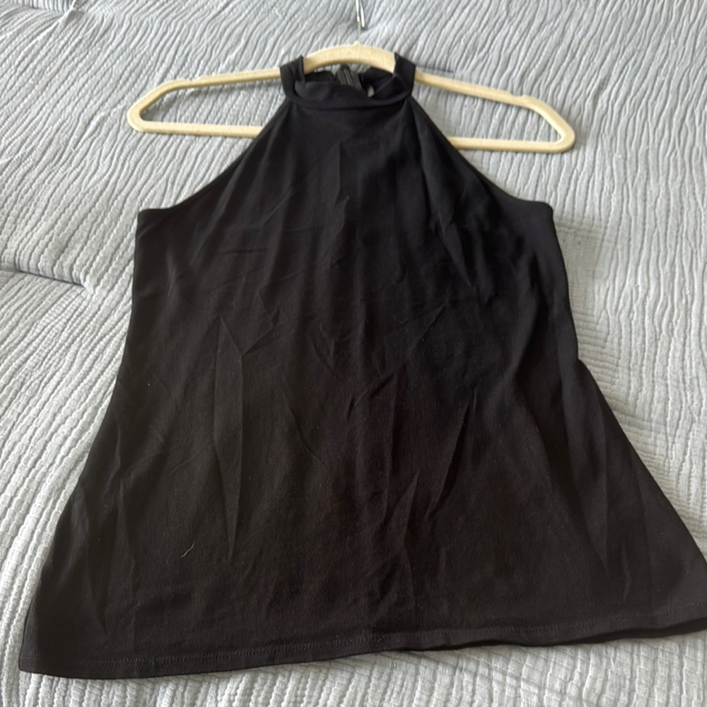 Express Black Sleeveless Racer Back M Tank Top